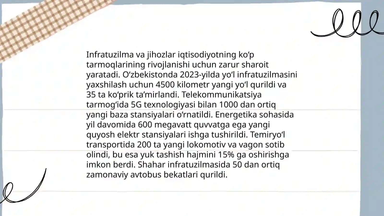 O'quv muhitini tashkil etish 4