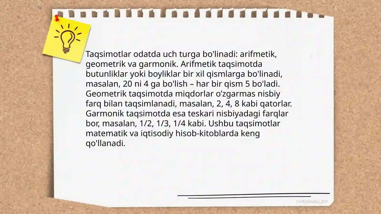 Statistik taqsimot. Poligan va gistogramma. Tanlanma bo'yicha parametrlarni baholash 4