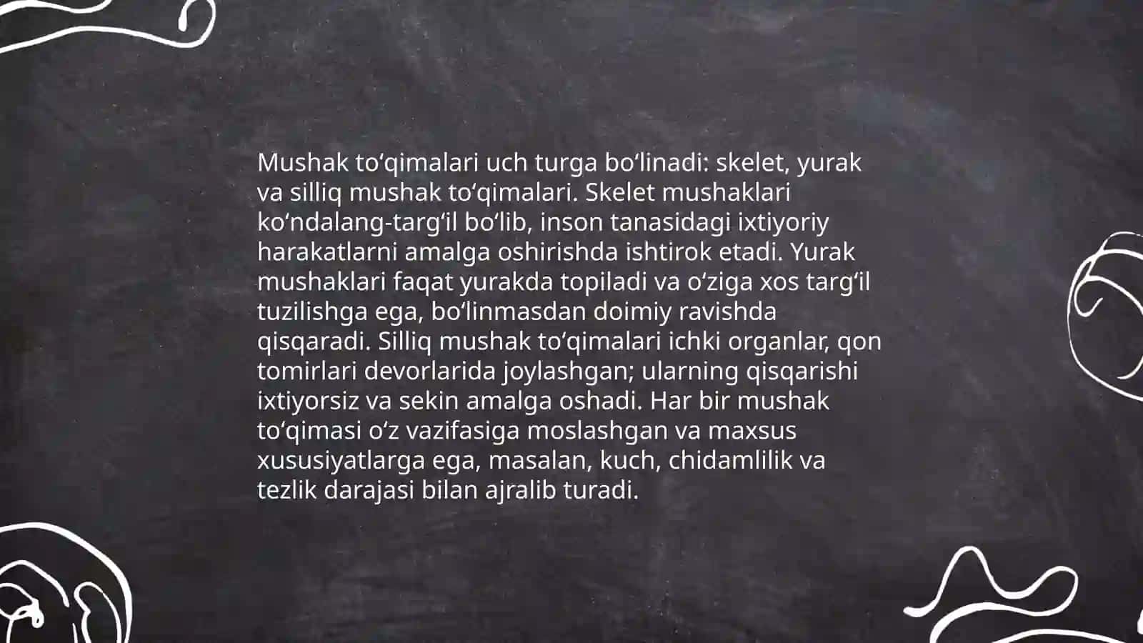 Mushaklar va ularning funksiyasi 4