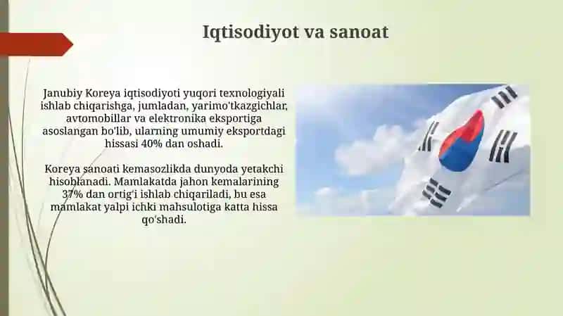 Iqtisodiyot va sanoat 4