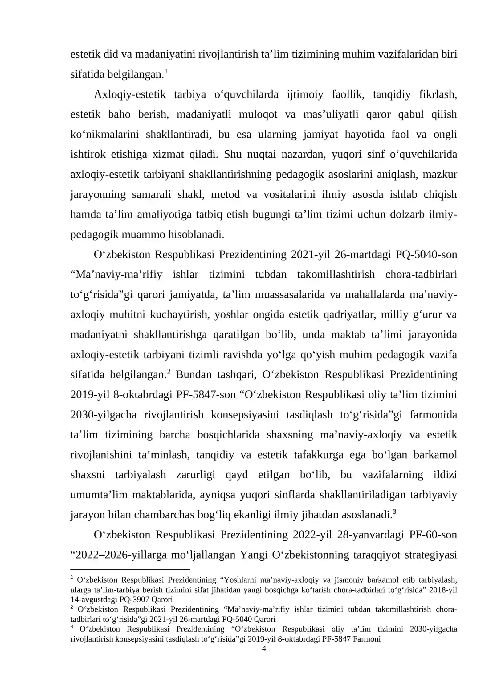 YUQORI SINF O'QUVVCHILARIDA AXLOQIY-ESTETIK TARBIYANI SHAKLLANTIRISH JARAYONI VA METODLARI 4