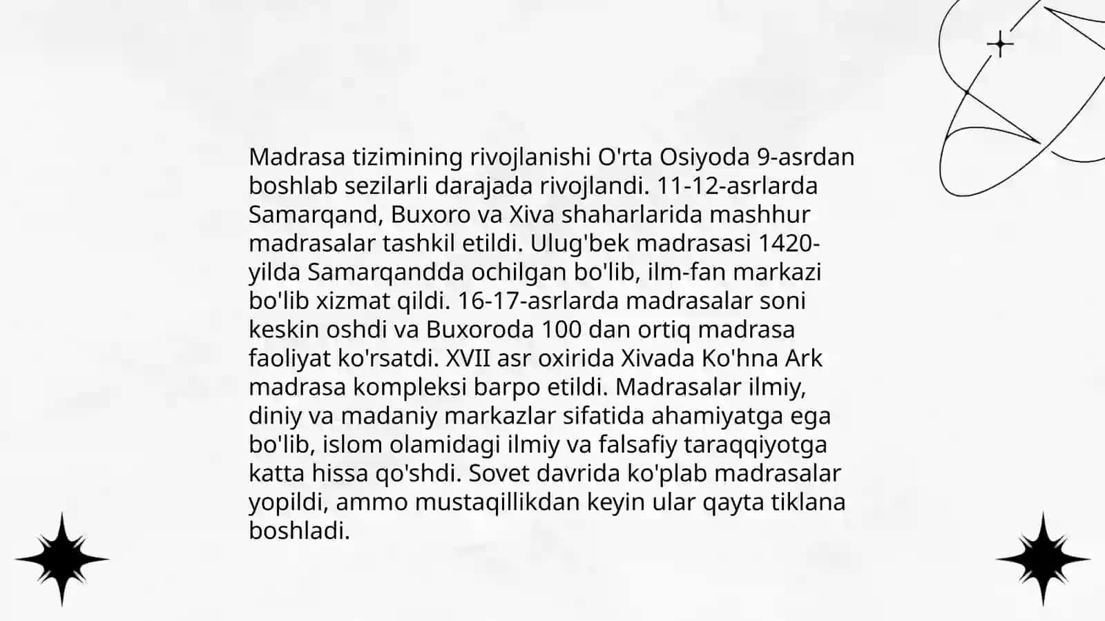 Oʻzbekistonda diniy talim 4