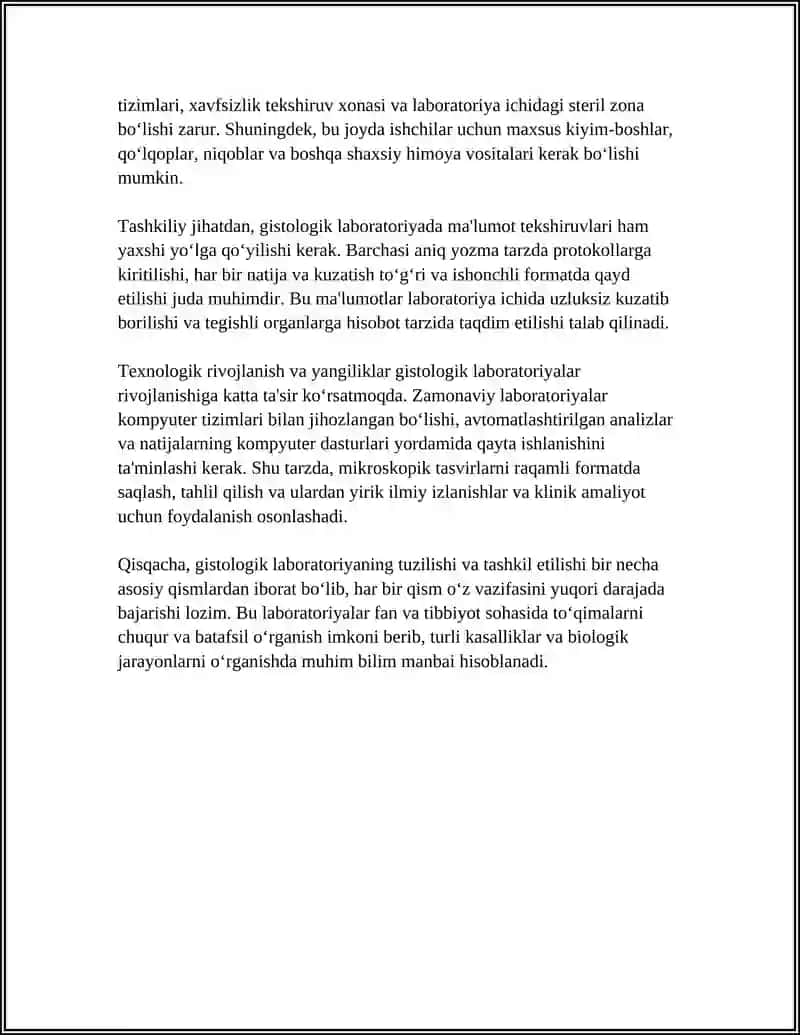 GISTALOGIK TEKSERIW LABARATORIYASI IS BARISI MENEN TANISIW 4