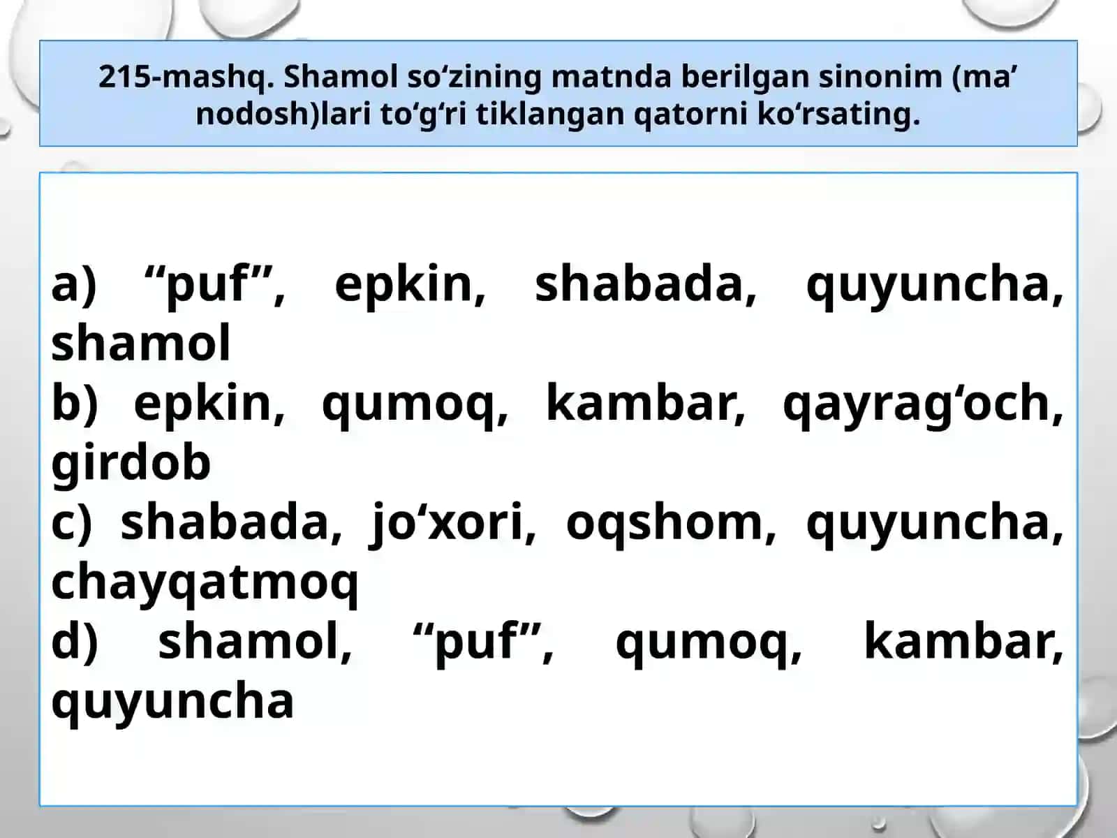 Matnvalug‘atustidaishlash 4