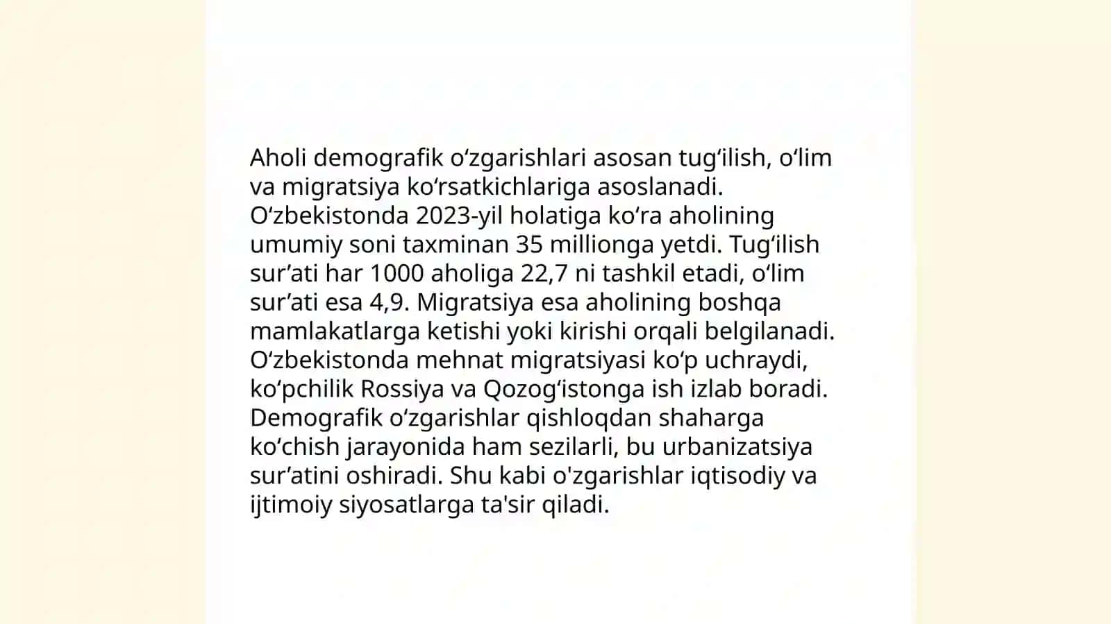 Chet el mamlakatlarida aholi sitatistikasi tashkil etilishi 4