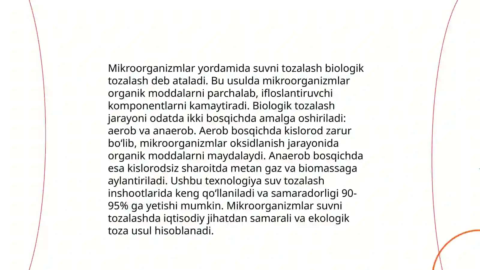 Oqava suvlarni tozalash biotexnologiyasi 4
