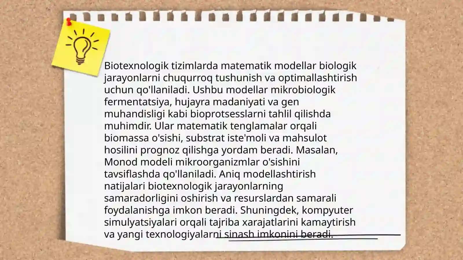 Tibbiy-biologik, biotexnologik, fizik-kimiyoviy, matematik, iqtisodiy va shu kabi boshga matematik modellar bilan ishlash 4