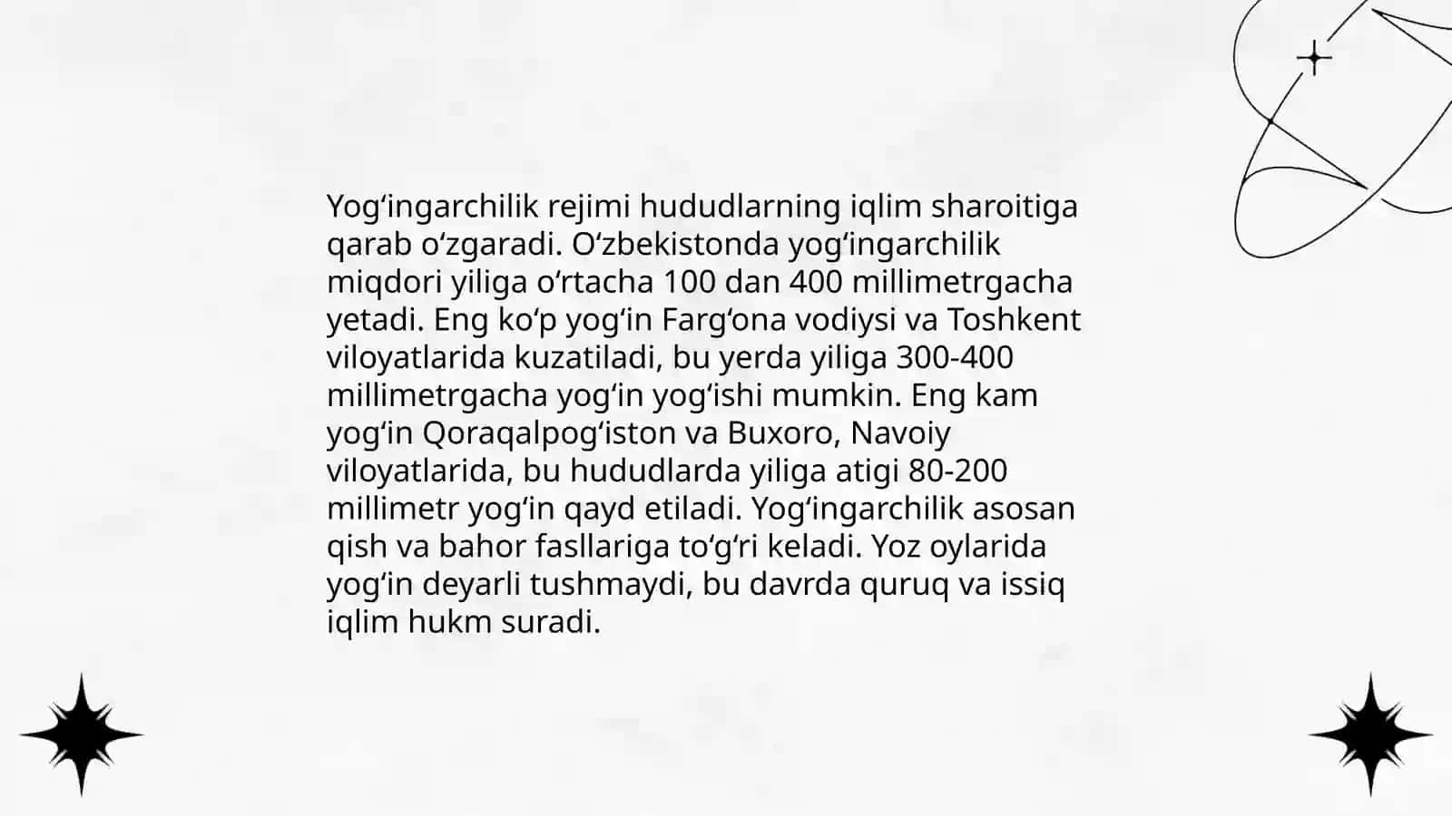 Iqlim va ob-havo sharoitlari 4
