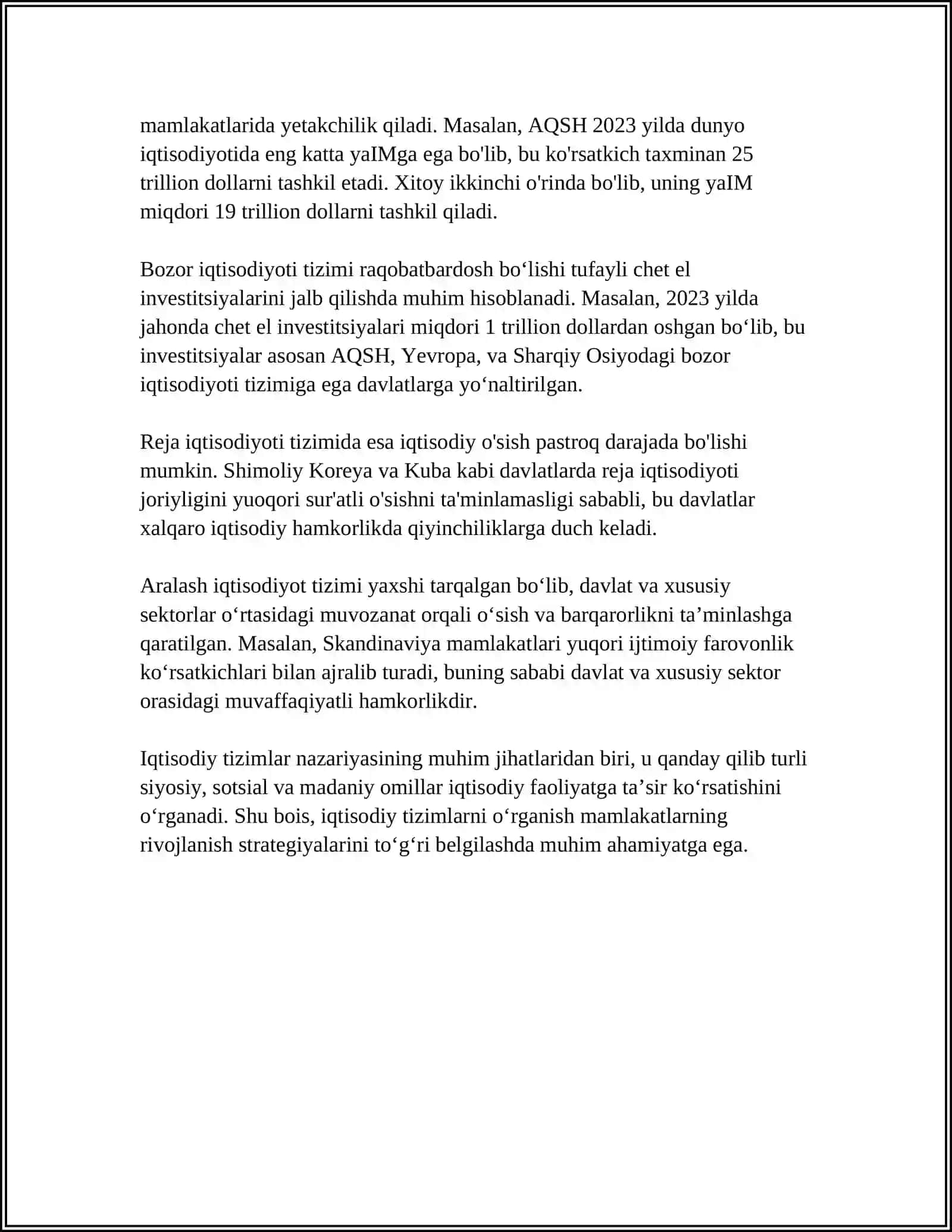IQTISODIYOT NAZARIYASI 4