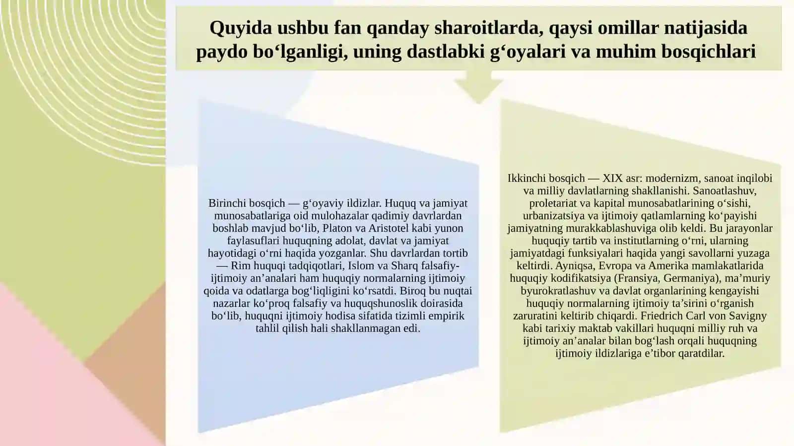 HUQUQ SOTSIOLOGIYASI FAN SIFATIDA RIVOVLANISHI 4