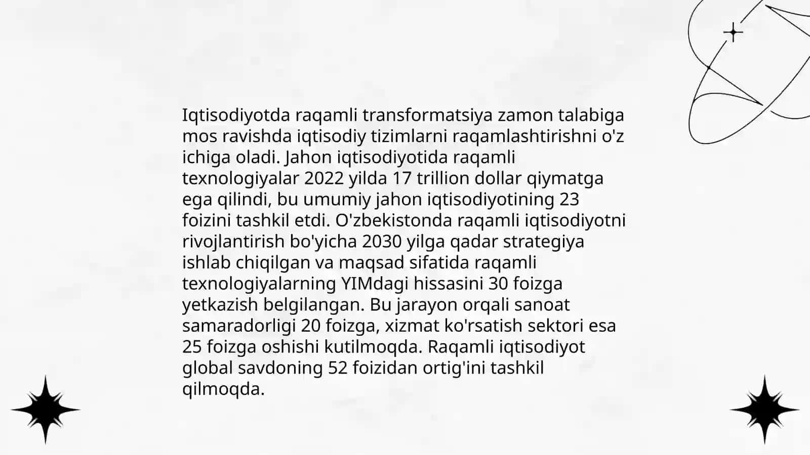 Iqtisodiyotda ahborot kamunikatsiyalar tehnalogiyasiga krish 4