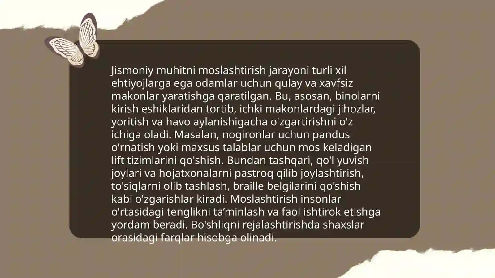 Alohida taʼlim ehtiyojlari boʻlgan bolani samarali inkluziyasi uchun tashqi sharoitlar 4