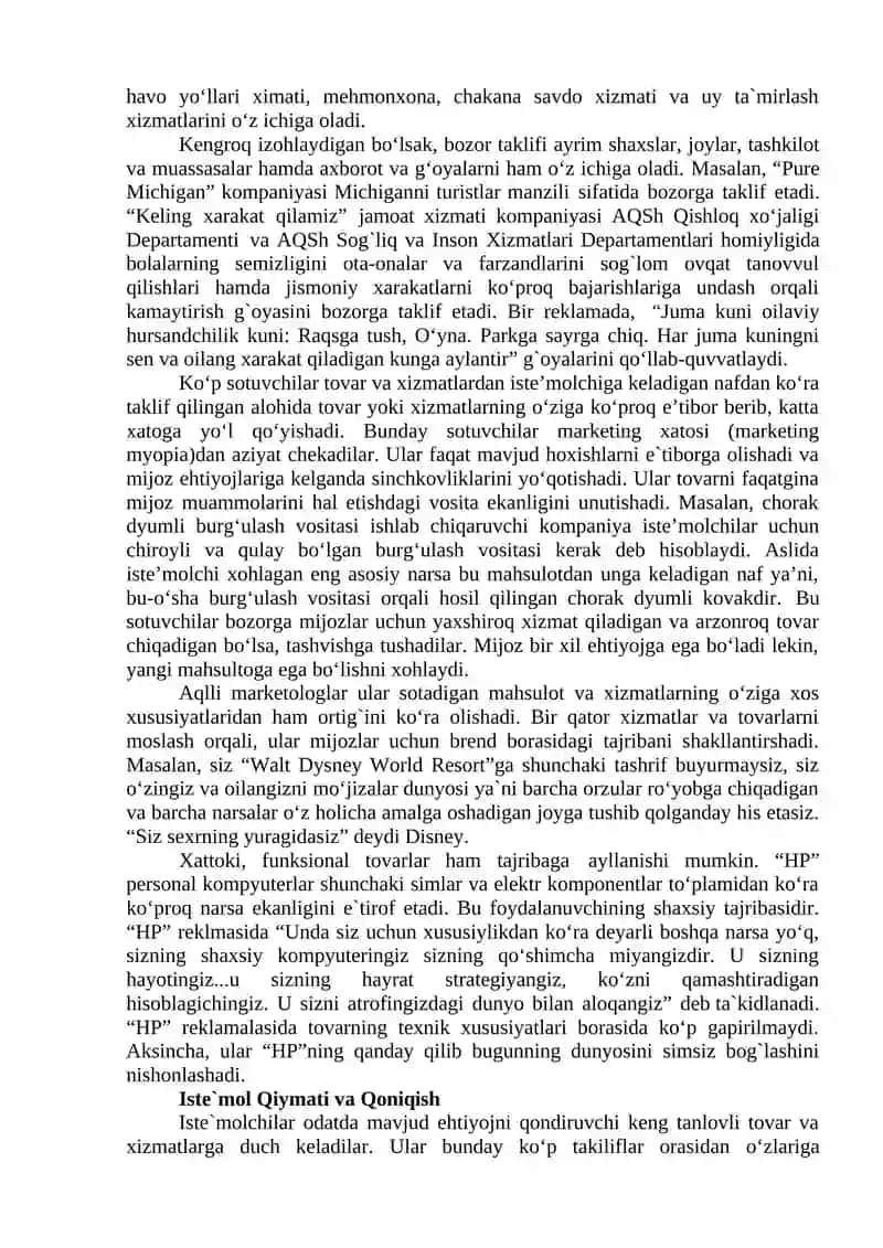 STRATEGIK MARKETING: SEGMENTASIYA, POZISIYALASH VA MAQSADLI BOZORNI TANLASH 4