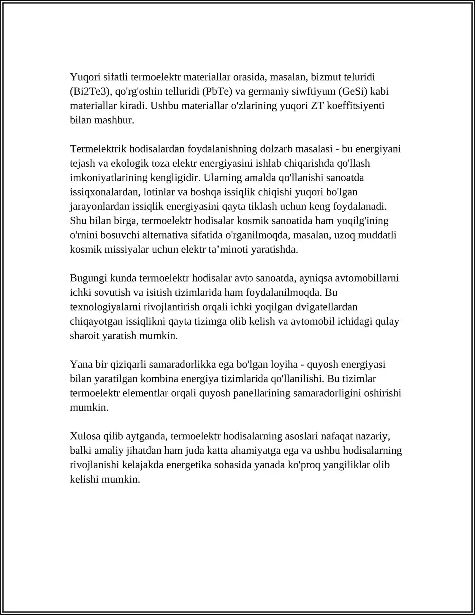 TERMOELEKTR HODISALARI 4