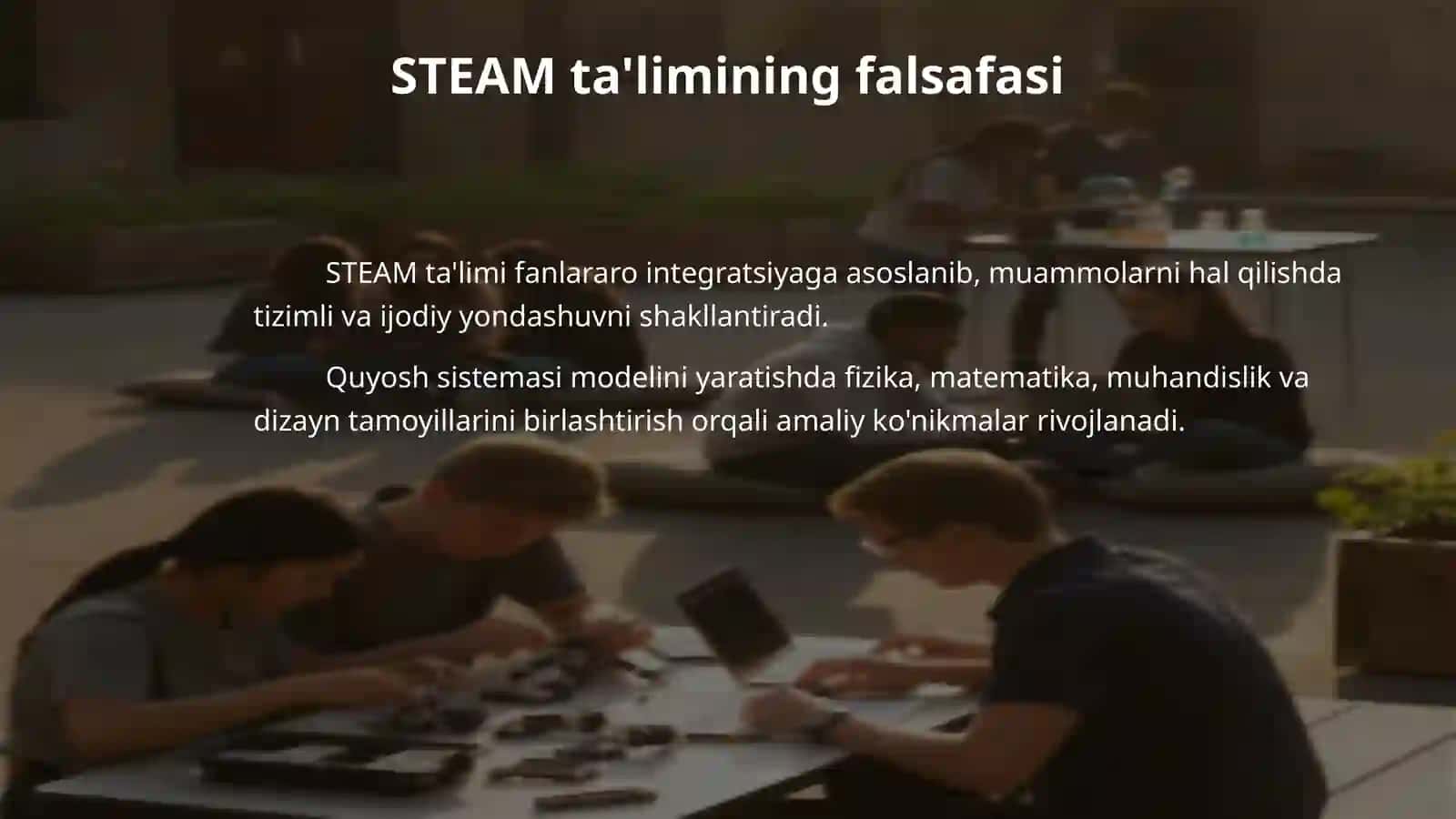 Taʼlimda STEAM tizimi va kreativlik 4