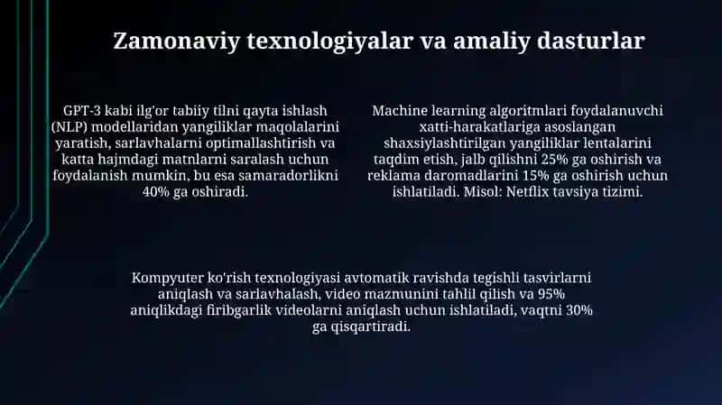 Sun'iy intellektning onlayn jurnalistikaga tadbiqi 4