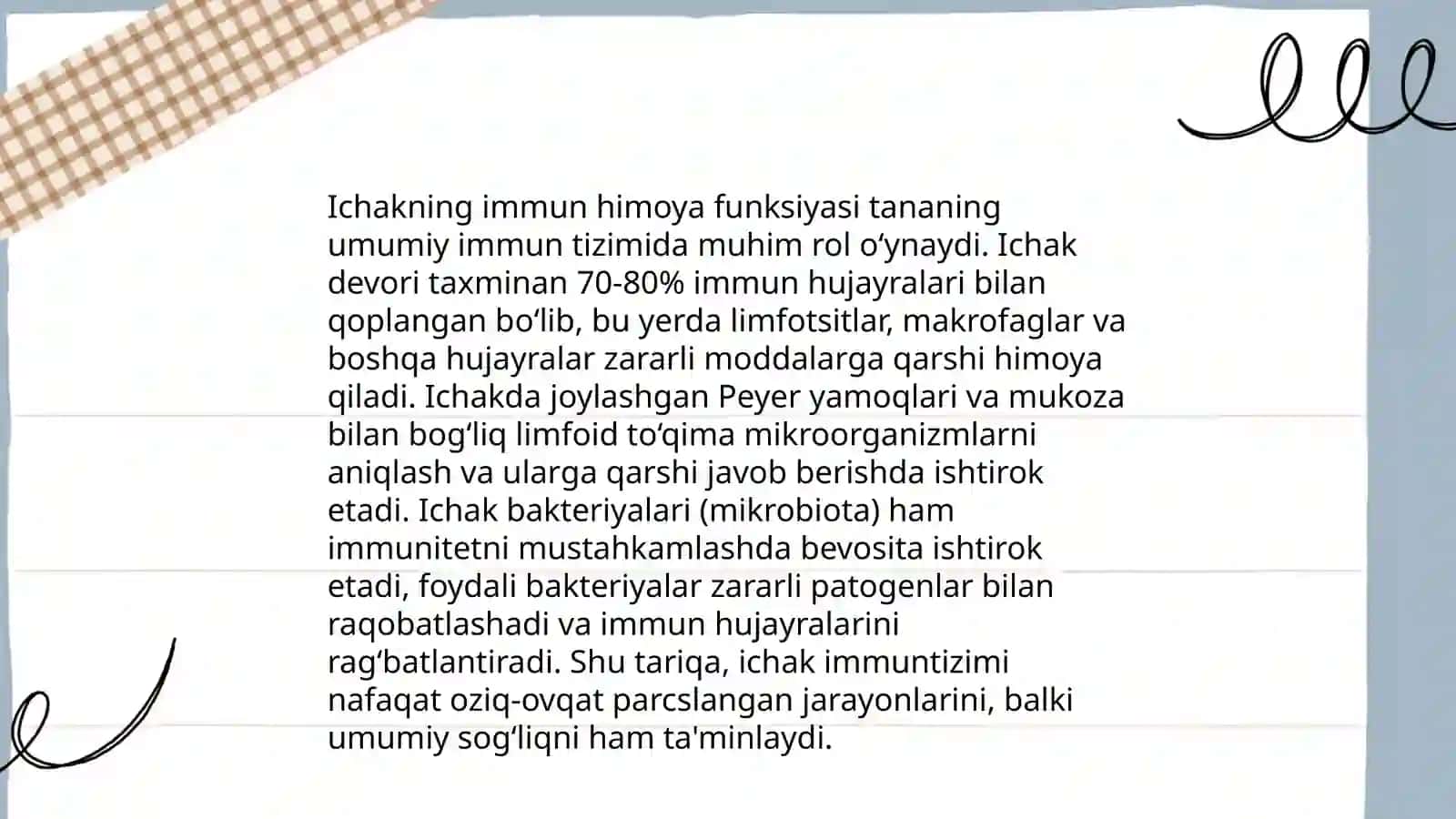Meda ichak trakti funksiyalari 4