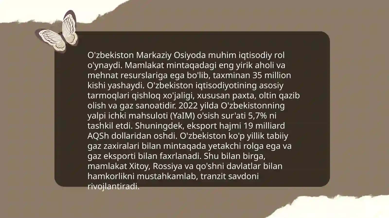 Oʻzbekistonda Markaziy Osiyoda 4