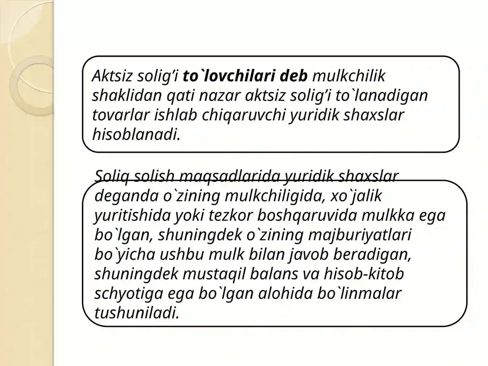 Aksiz solig’ini hisоblash va budjetga to`lash tartibi 4