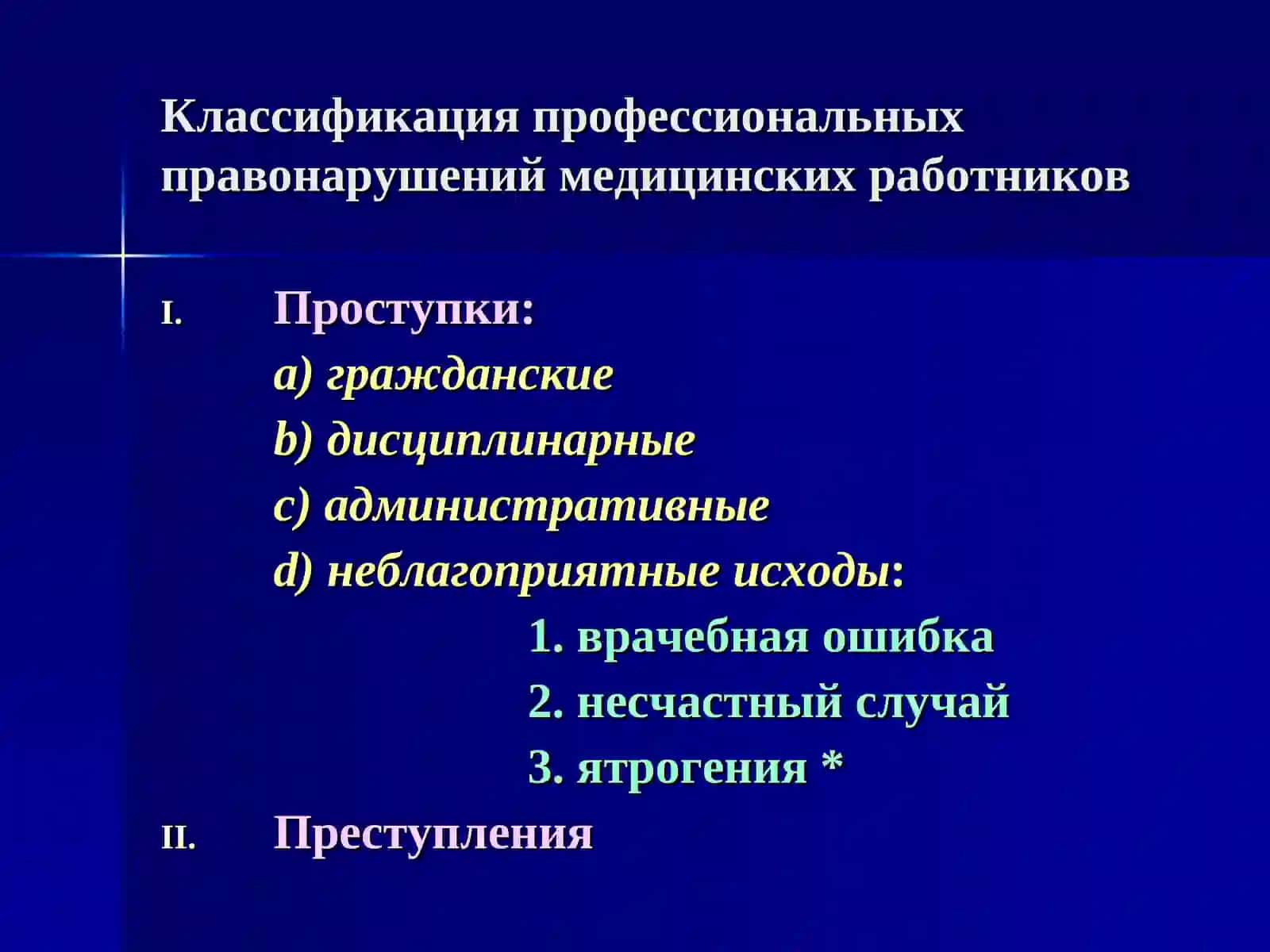 Профессиональные правонарушения медицинских работников 4