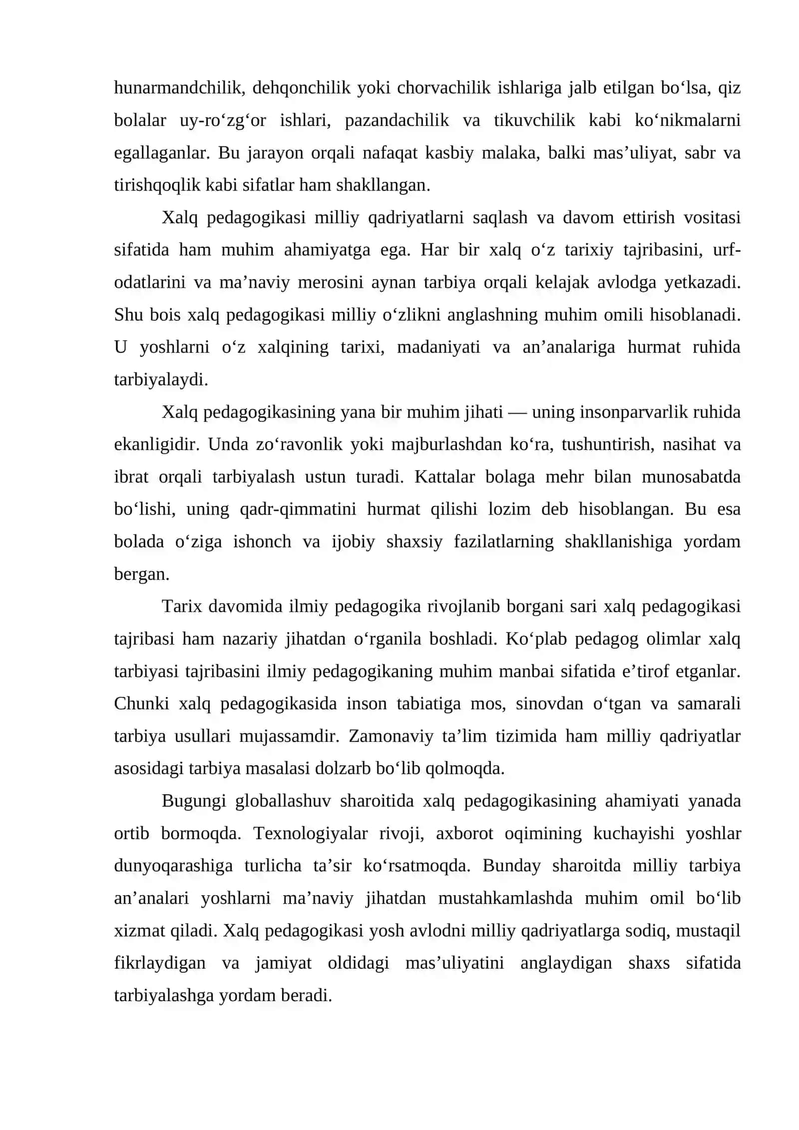 Xalq og'zaki ijodi xalq pedagogikasining muhim manbai sifatida 4