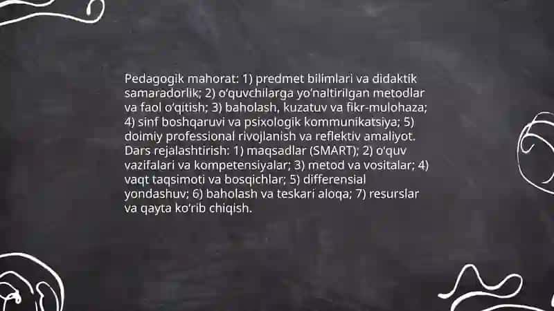Oʻqituvchi kasbiy va shaxsiy rivojlanishi va shakllanishi 4
