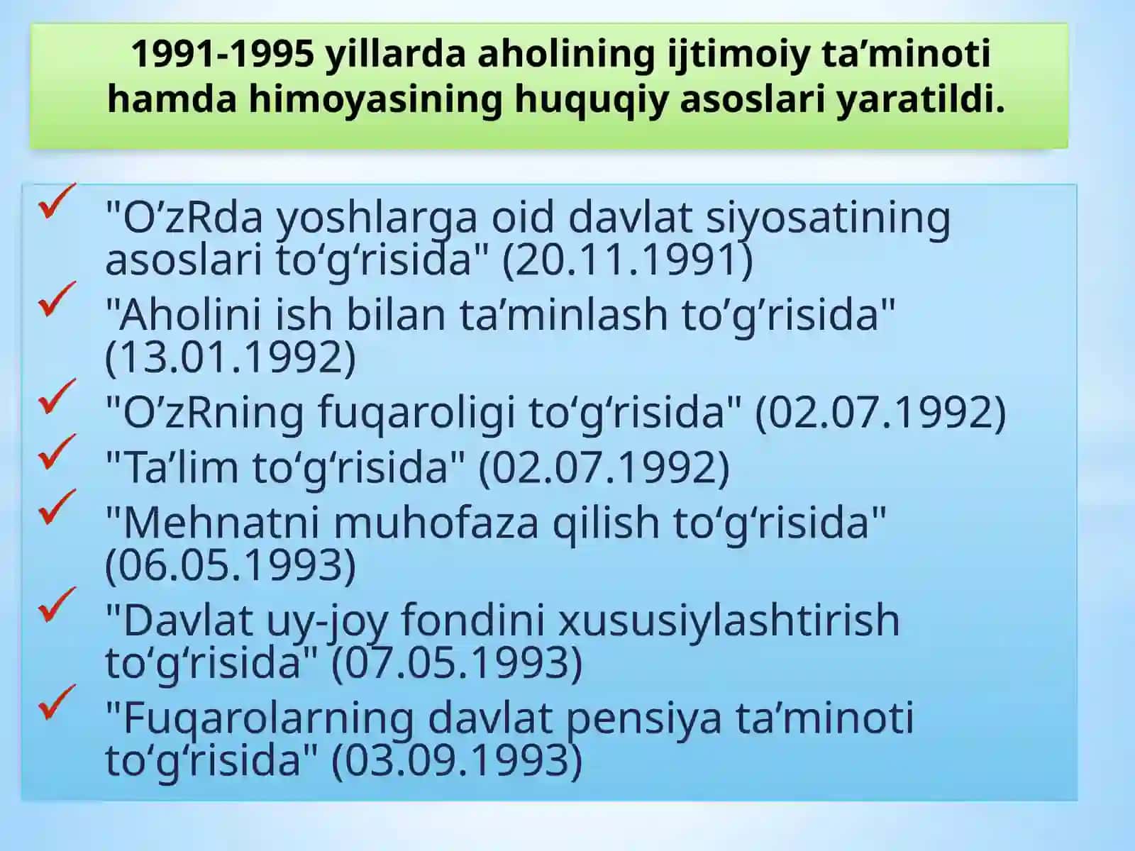IJTIMOIY SOHADA DAVLAT SIYOSATINING TAKOMILLASHIB BORISHI VA AHOLI FAROVONLIGINI OSHIRISH TADBIRLARI 4
