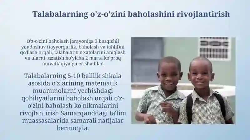Talabalarning matematik qobiliyatlarini aniqlash va rivojlantirish 4