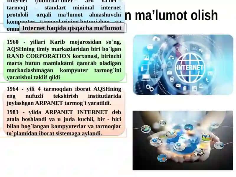 Internet manbalaridan geoma’lumotlar olish 4