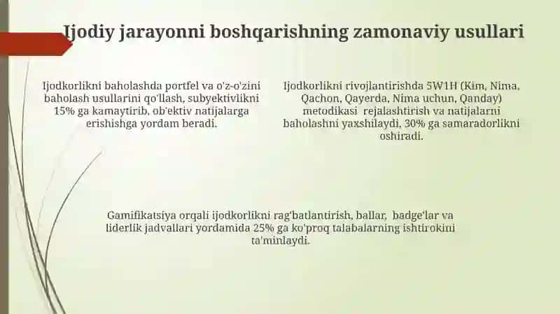 Ijodiy kayfiyatni monitoring qilish 4