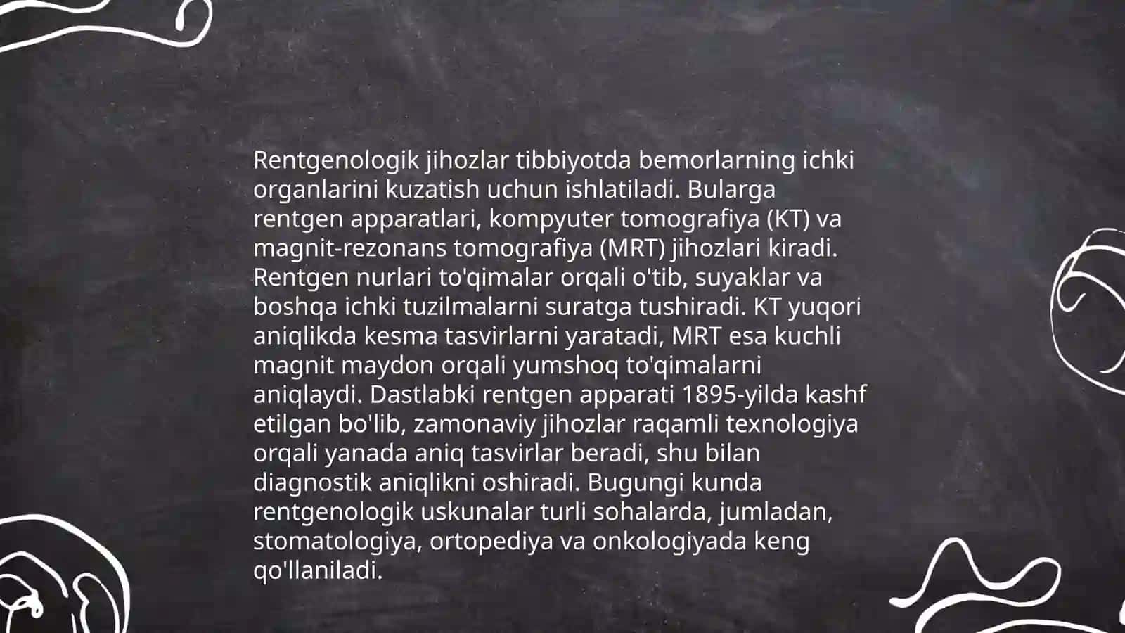 Rentenogen tekshiruvga tayyorlash 4
