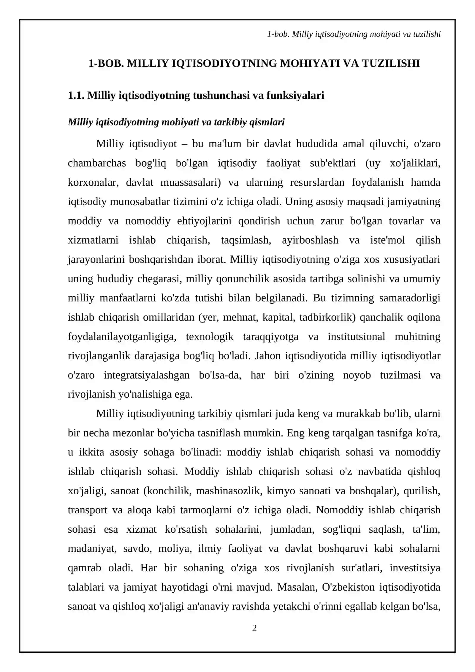 "Milliy iqtisodiyot va uning makroiqtisodiy ko‘rsatkichlari" 4