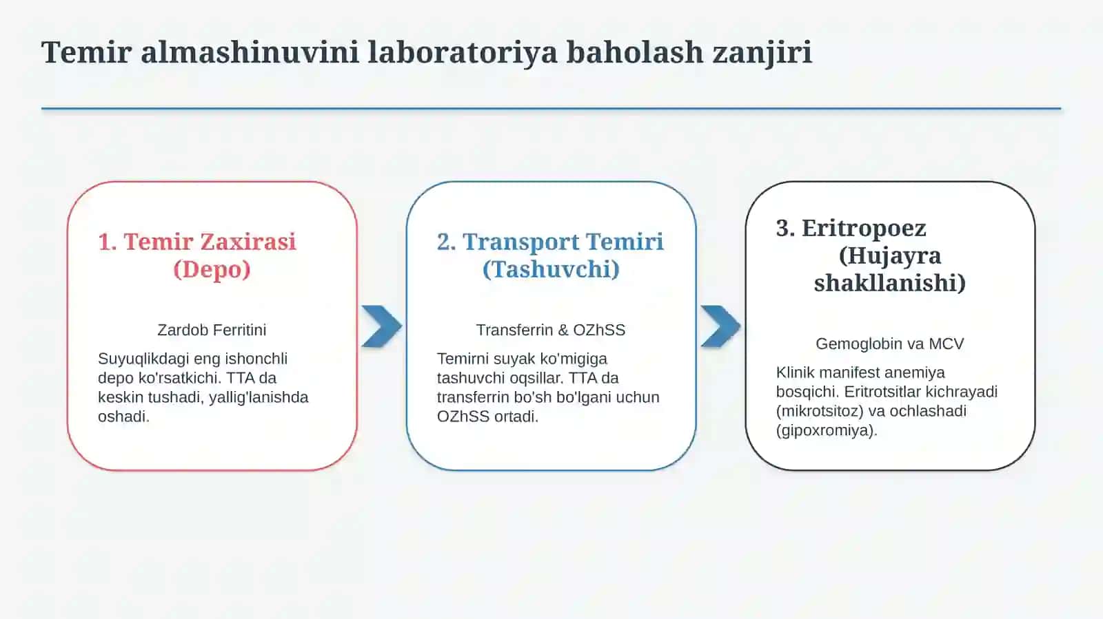Temir tanqis anemiyaning differensial diagnostikasi — 15 slaydli tibbiy taqdimot 4