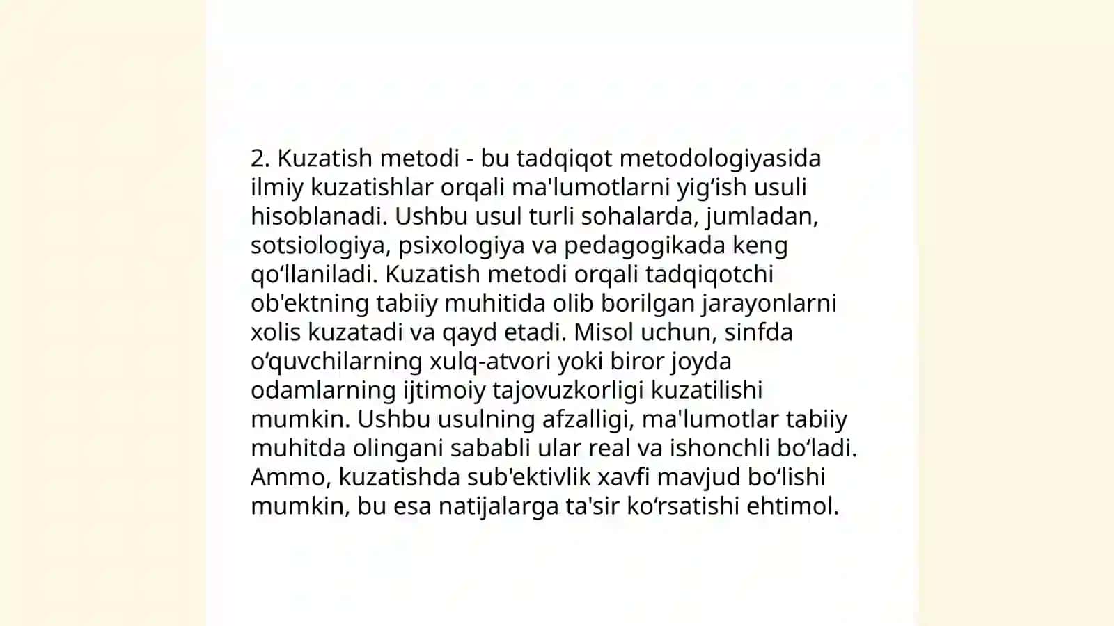 Hozirgi zamon pisxalogiyiasi tadqiqot metodlari 4