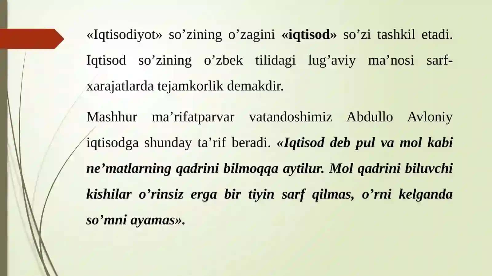 Iqtisodiyot nazariyasi rivojlanishi 4