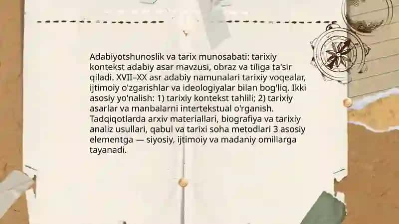 Adabiyotshunoslik va tilshunoslik: til xususiyatlari va badiiy matn 4