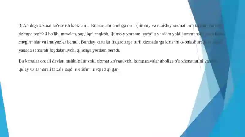FAN TA`LIM MADANIYAT VA AHOLIGA HIZMAT KO`RSATISH KARTALARI 4