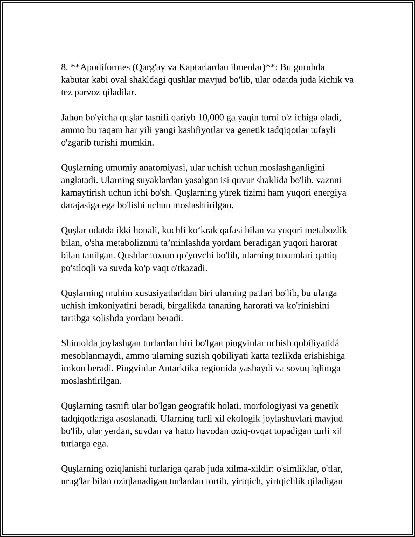 KATTA KOʻKRAKTOJLILAR TURKUMI HAQIDA 4