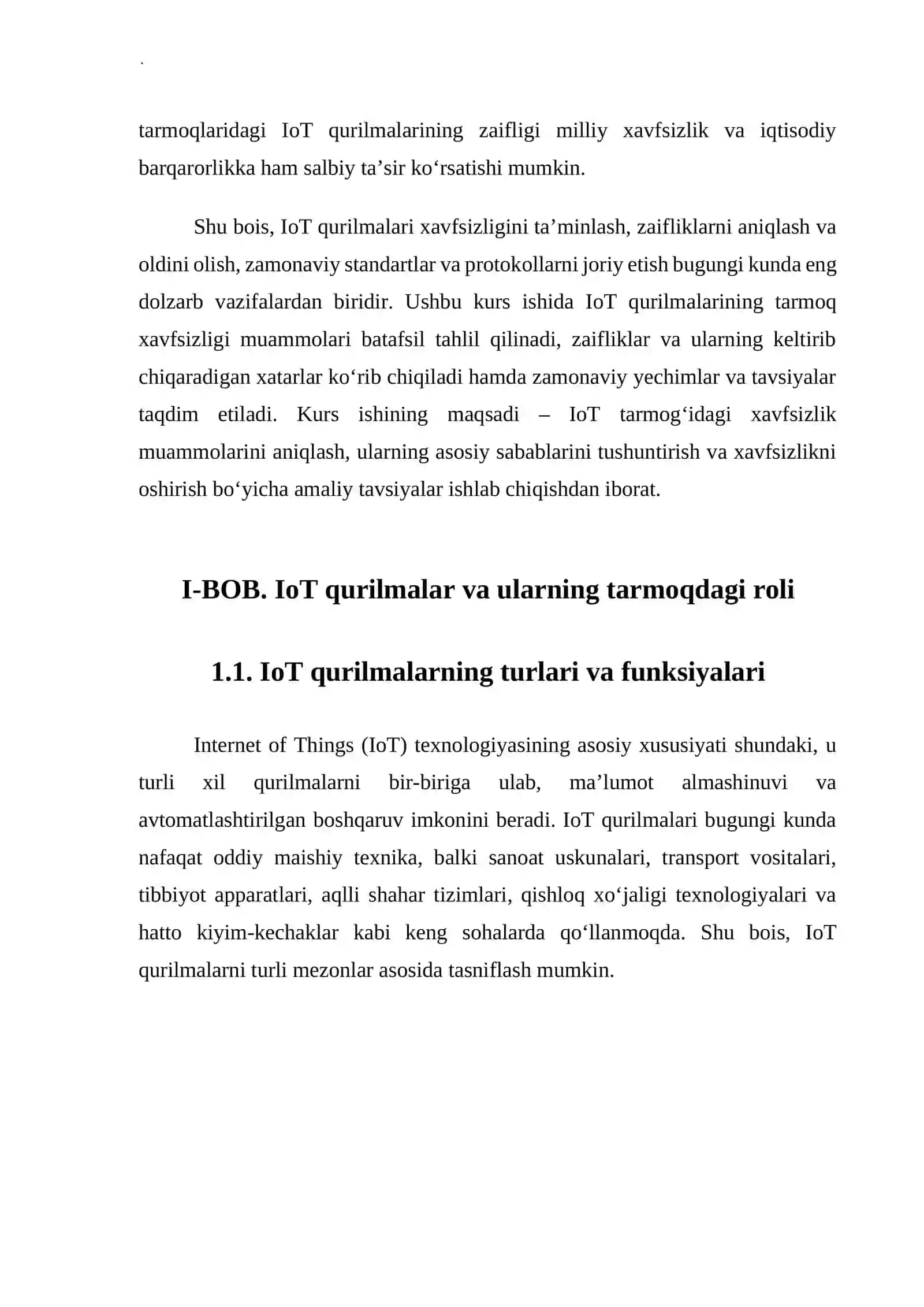 IoT qurilmalarda tarmoq xavfsizligi muammolari 4