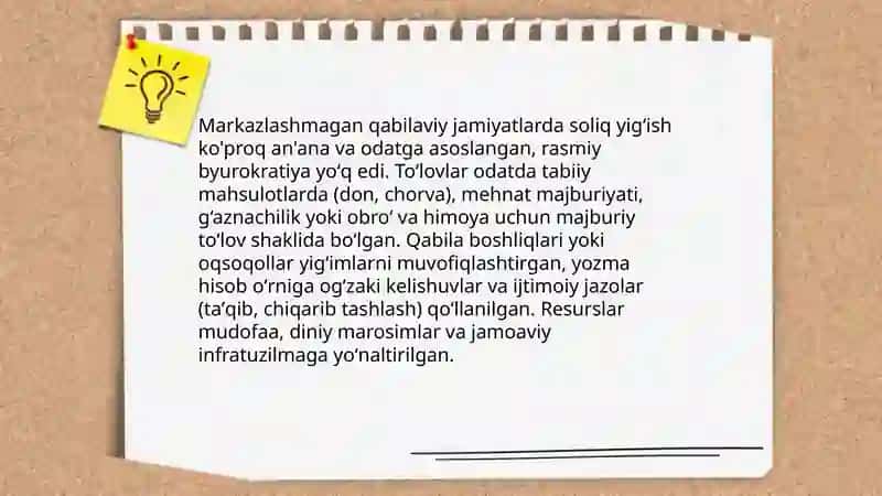 Soliq ma’murchiligi tizimi vujudga kelishining tarixiy shart-sharoitlari 4