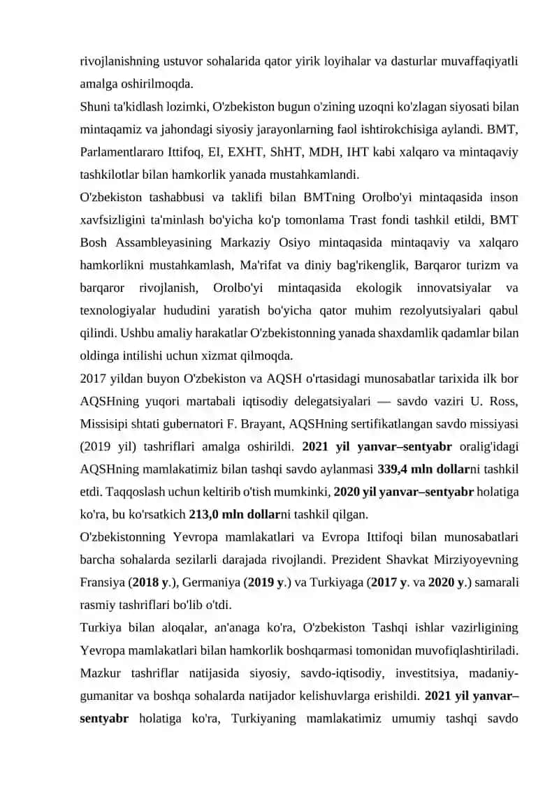 O'ZBEKISTON RESPUBLIKASI MILLIY SIYOSATINING ASOSIY TAMOYILLARI 4