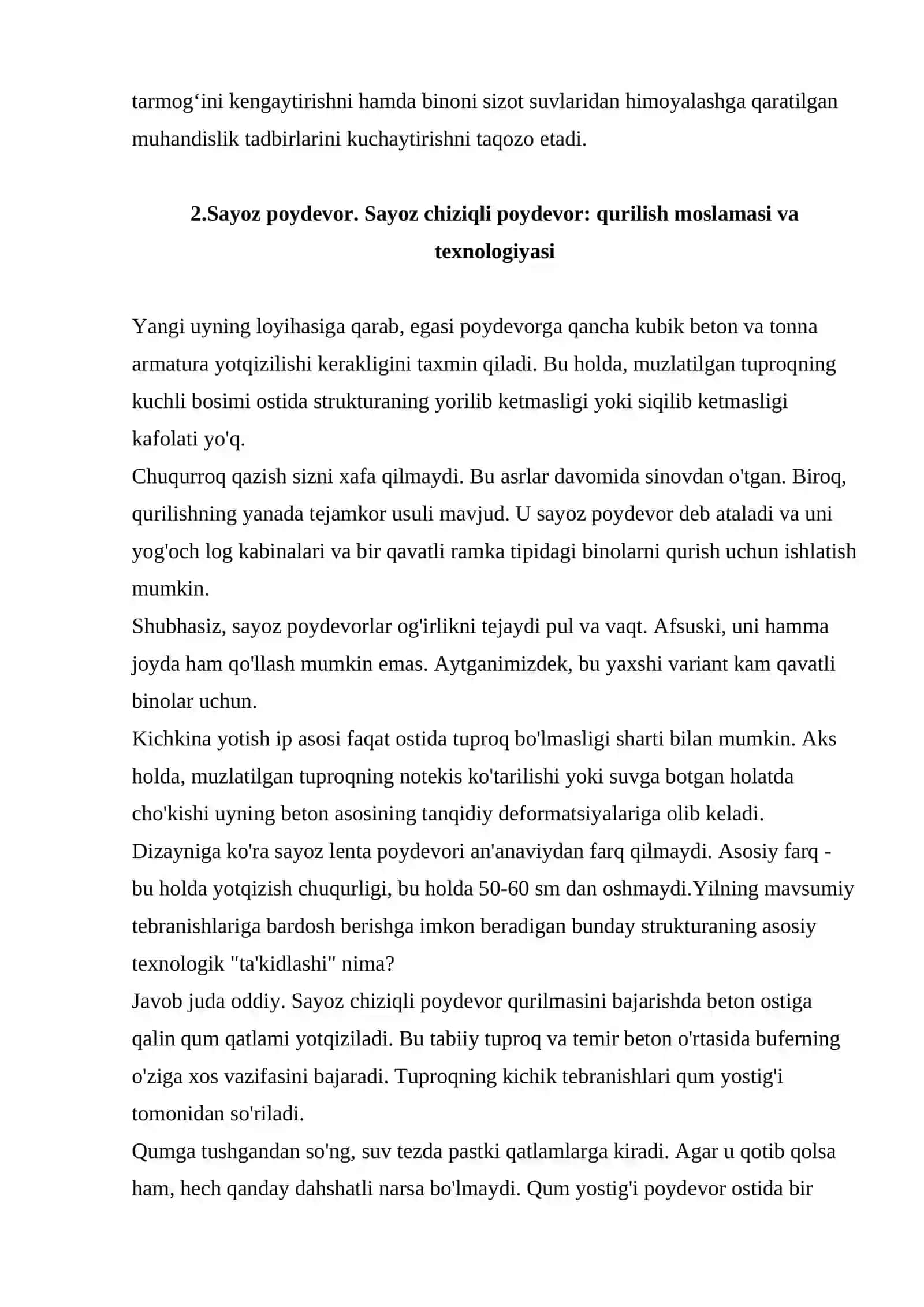 Poydevorlarda uchraydigan shikastlanish va deformatsiya turlari 4