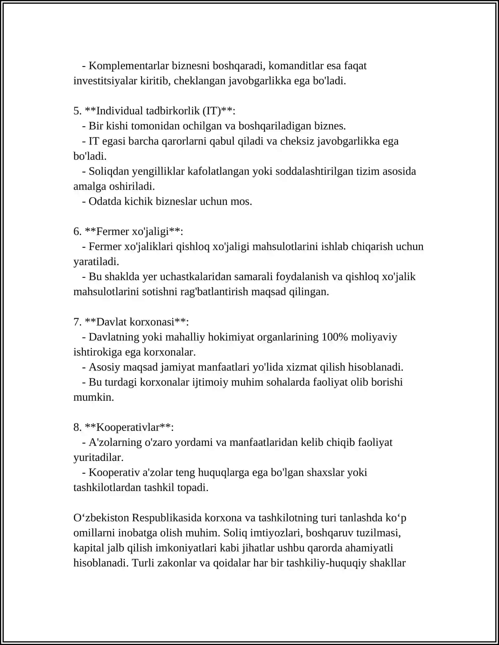 Tashkili Huquqiy Shakli va Firmaning Strategiyasi 4