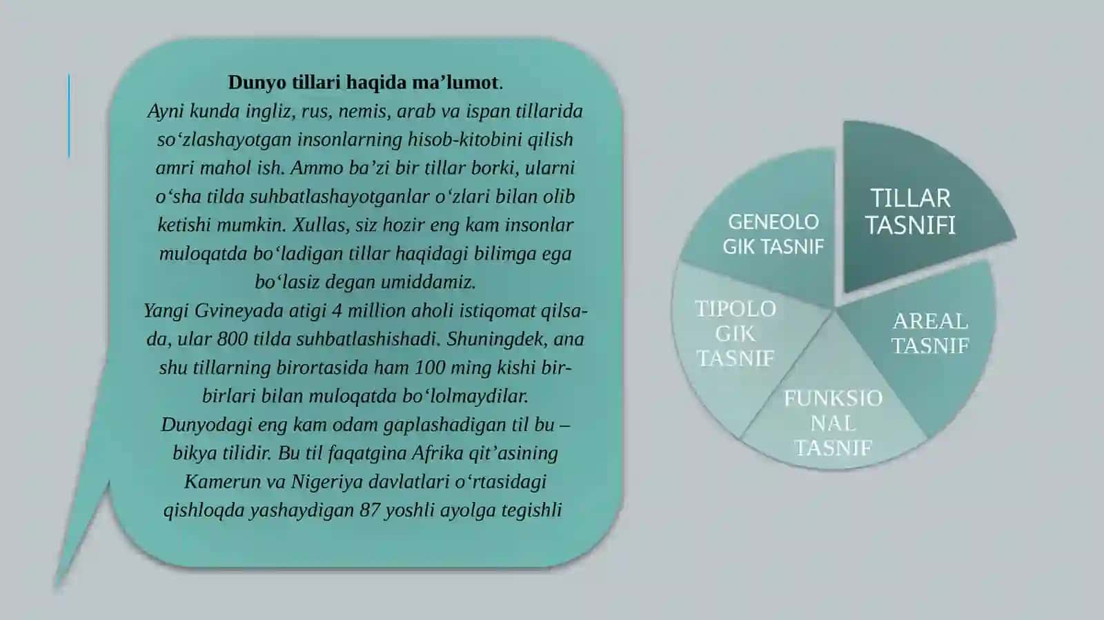 TILLARNITASNIFLASH: FUNKSIONAL, AREAL,TIPOLOGIK VAGENEALOGIKTASNIFLAR 4