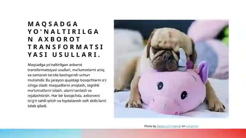 Soft Skills - Axborotni transformatsiyalash 4
