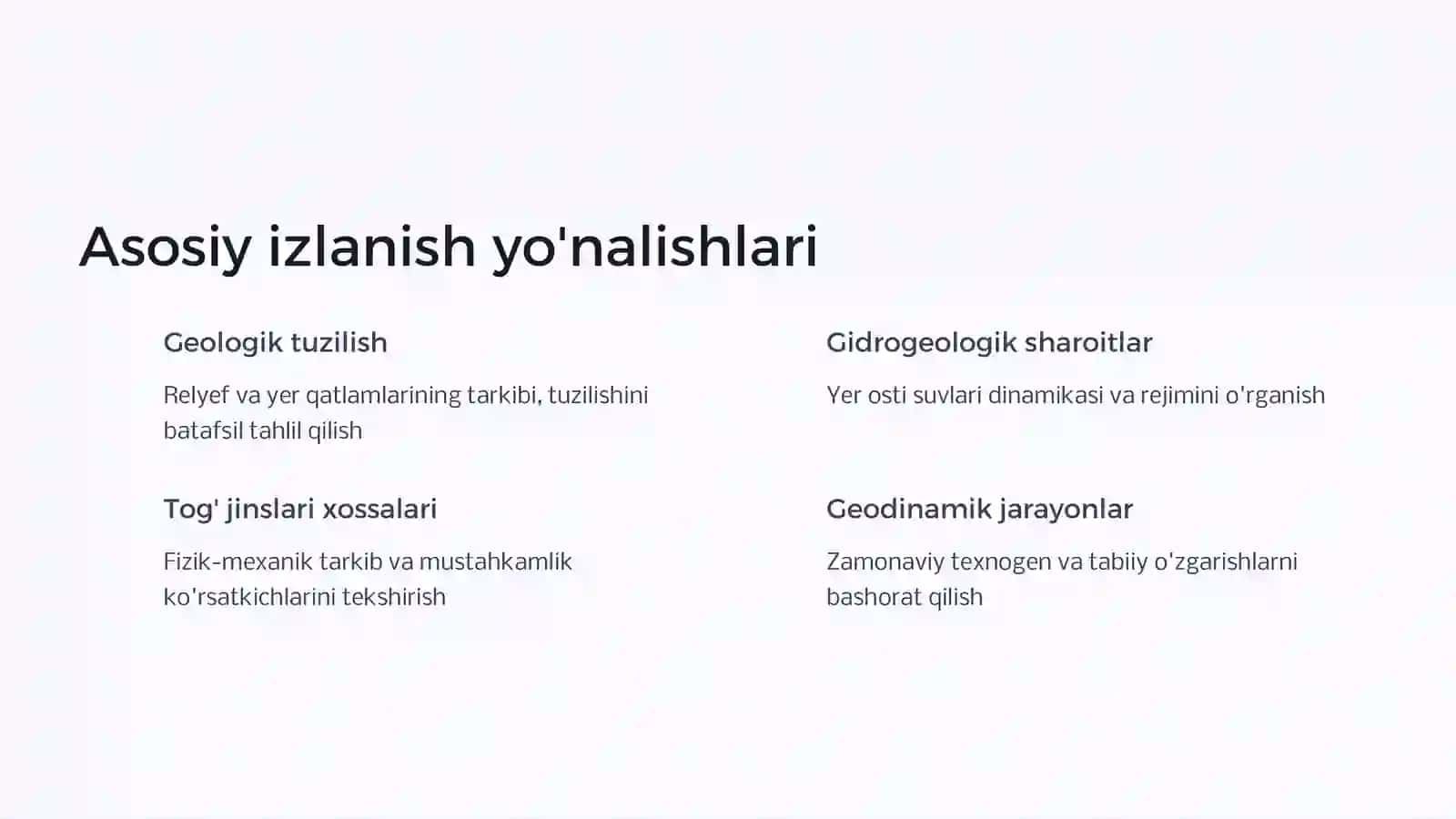 Umumiy va maxsus injener-geologik izlanish ishlari 4