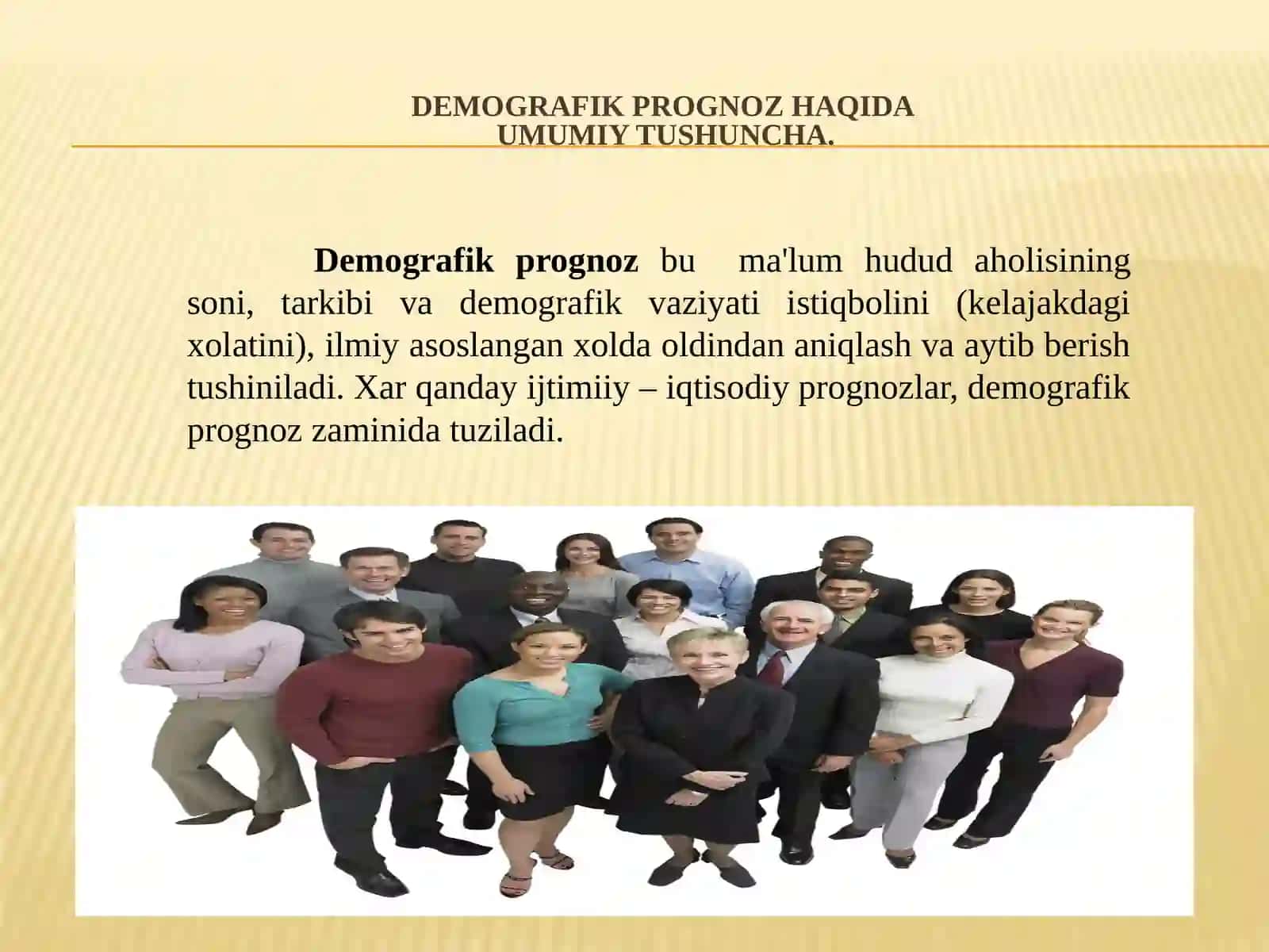 Demografik prognoz va uning turlari 4