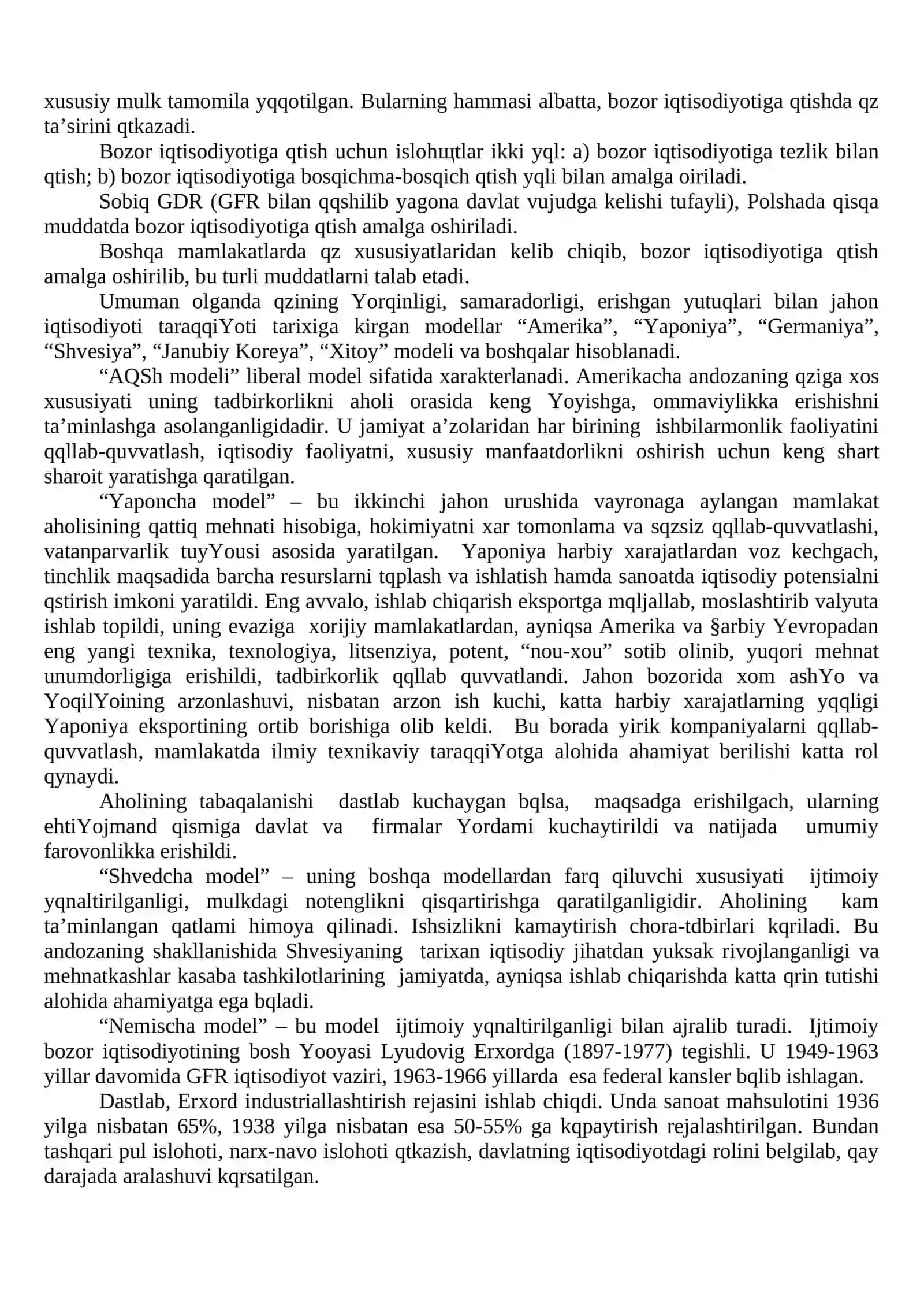 Bozor iqtisodiyotining mohiyati va belgilari 4