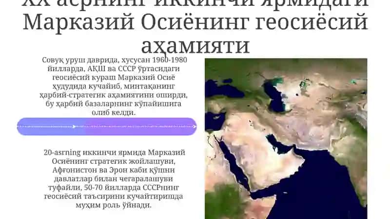 Марказий Осиёнинг геосиёсий аҳамияти 4