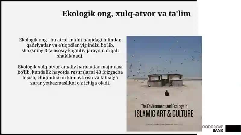 Ekologik madaniyat haqida 4